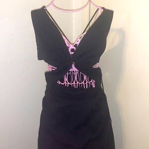 🎁NWT Sexy Fate Black Cut out Maxi dress- Medium (6-8)